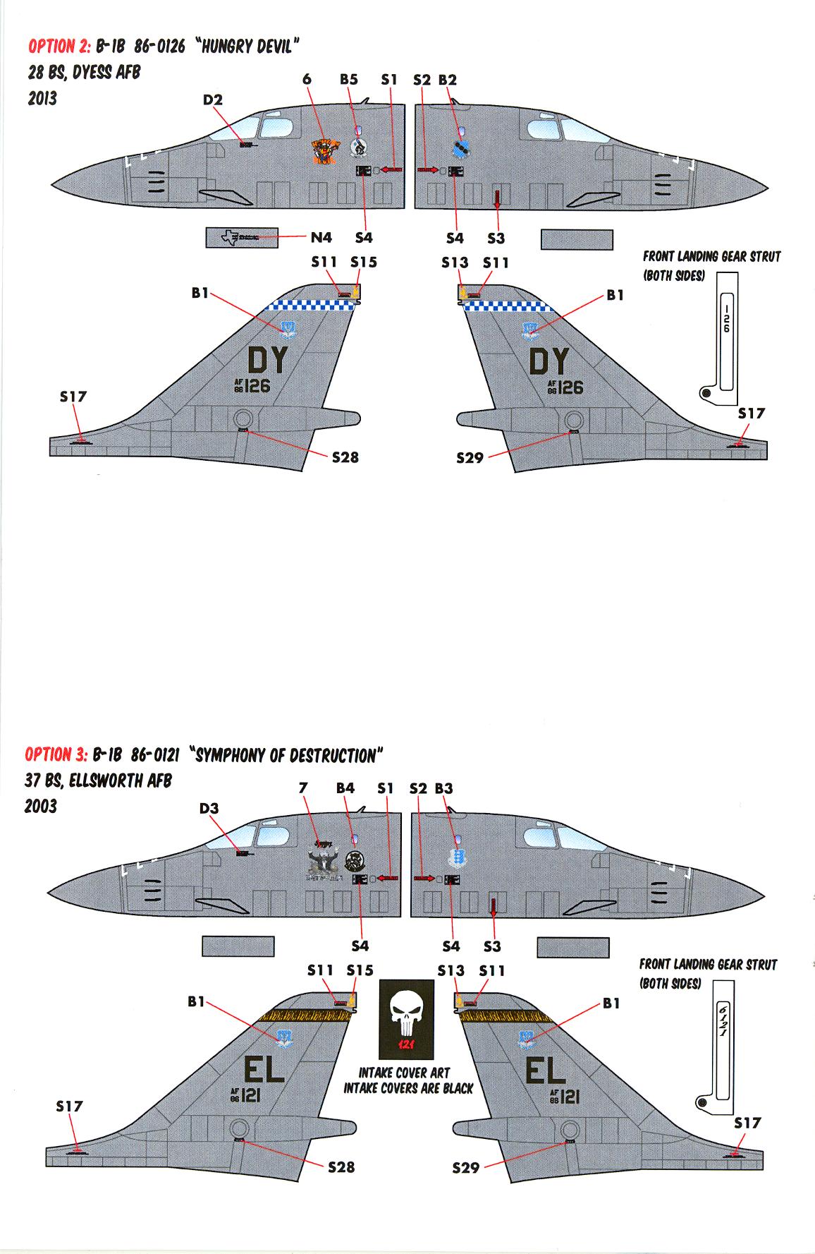 Caracal Decals 1/48 ROCKWELL B-1B LANCER Long Range Bomber | EBay